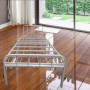 تخت تاشو تاجدار سایز 200x75 ارتفاع 30 مشکی