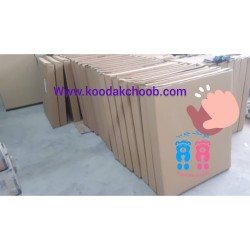 تخت تاشو تاجدار75در200در30 سفید