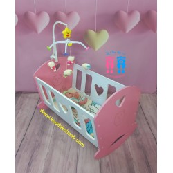 گهواره نوزاد، دخترانه، مدل قلبی