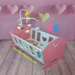 گهواره قلبی دخترانه